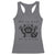Funny Raccoon Racerback Tank Top Not My Trash Not My Dumpster