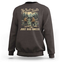 Hiking Sweatshirt No Bad Trails Just Bad Knees