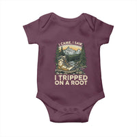 Hiking Baby Onesie I Came I Saw I Tripped On A Root