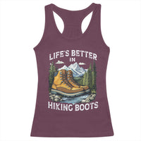 Hiking Racerback Tank Top Life's Better in Hiking Boots