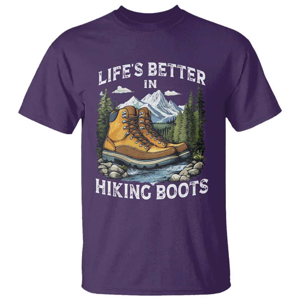 Hiking T Shirt Life's Better in Hiking Boots