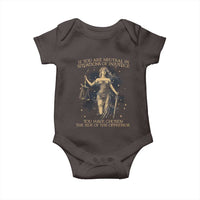 Lady Justice Baby Onesie If You Are Neutral In Situations Of Injustice You Have Chosen The Side Of The Oppressor