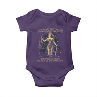 Lady Justice Baby Onesie If You Are Neutral In Situations Of Injustice You Have Chosen The Side Of The Oppressor