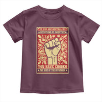Social Justice Toddler T Shirt If You Are Neutral In Situations Of Injustice You Have Chosen The Side Of The Oppressor