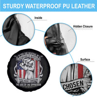 Patriotic Justice Spare Tire Cover If You Are Neutral In Situations Of Injustice You Have Chosen The Side Of The Oppressor