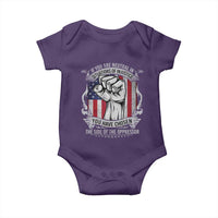 Patriotic Justice Baby Onesie If You Are Neutral In Situations Of Injustice You Have Chosen The Side Of The Oppressor