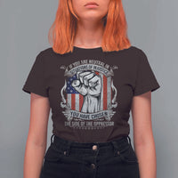 Patriotic Justice T Shirt For Women If You Are Neutral In Situations Of Injustice You Have Chosen The Side Of The Oppressor