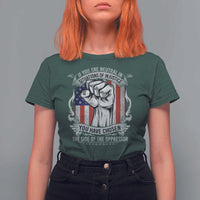 Patriotic Justice T Shirt For Women If You Are Neutral In Situations Of Injustice You Have Chosen The Side Of The Oppressor