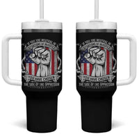Patriotic Justice Tumbler With Handle If You Are Neutral In Situations Of Injustice You Have Chosen The Side Of The Oppressor