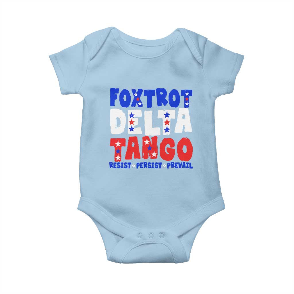 FDT Foxtrot Delta Tango Baby Onesie