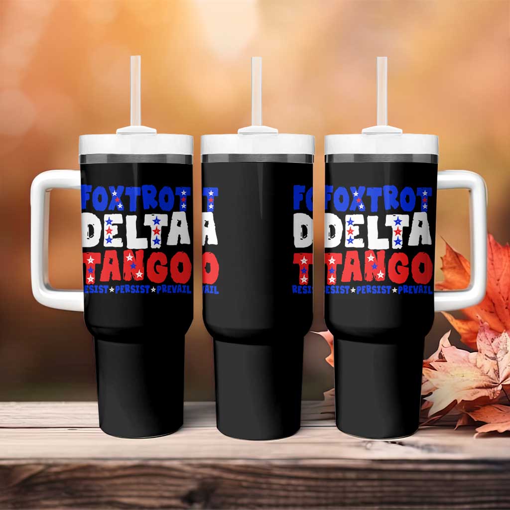 FDT Foxtrot Delta Tango Tumbler With Handle