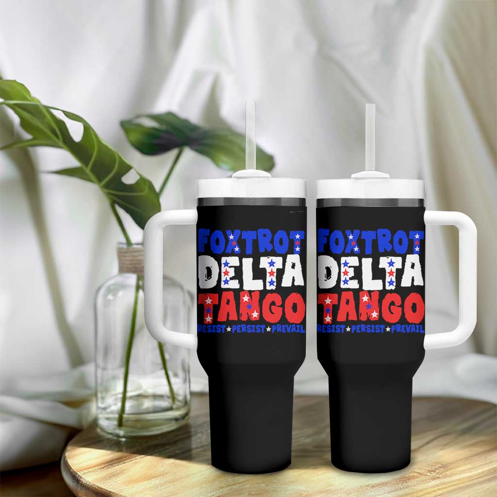 FDT Foxtrot Delta Tango Tumbler With Handle