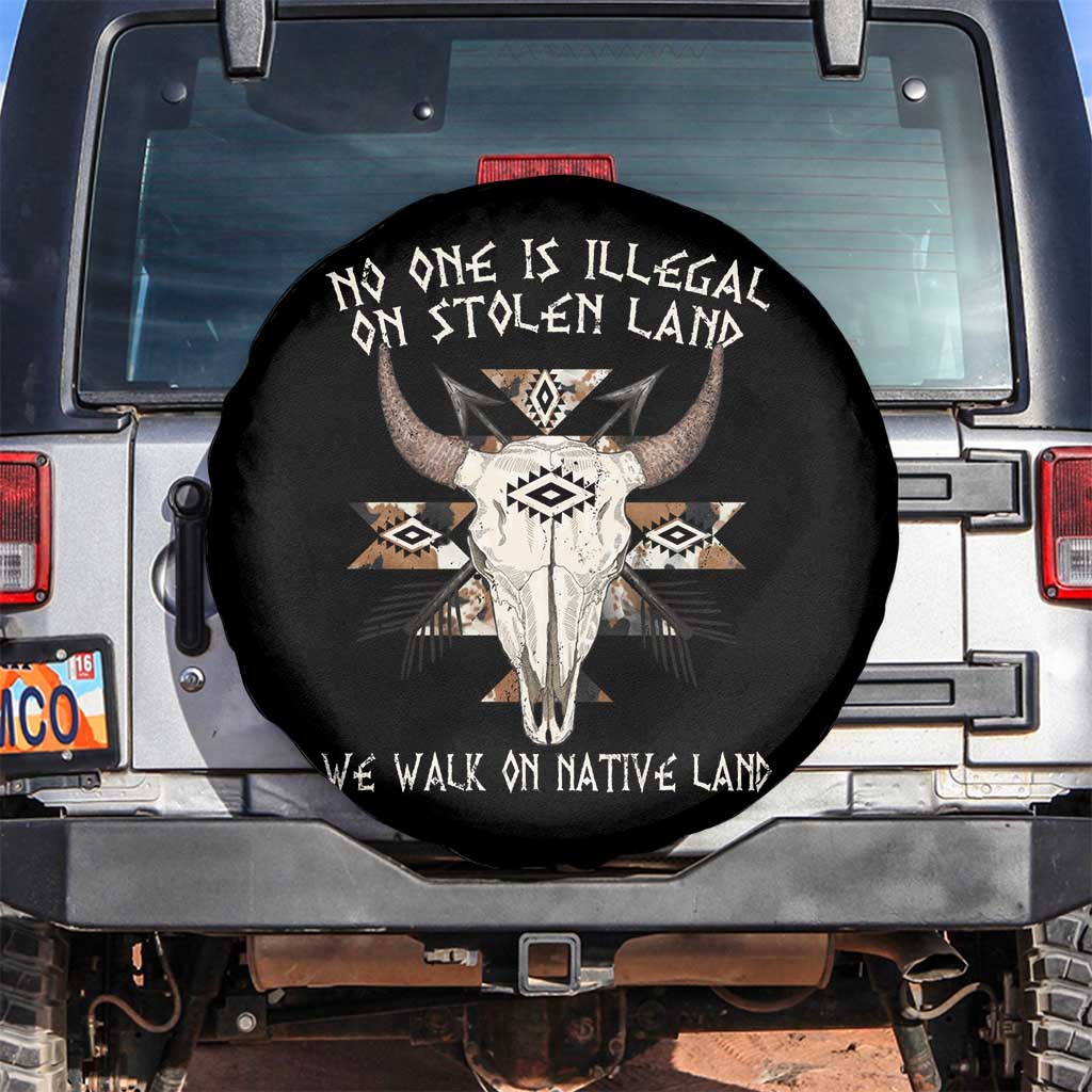 No One Is illegal On Stolen Land Spare Tire Cover