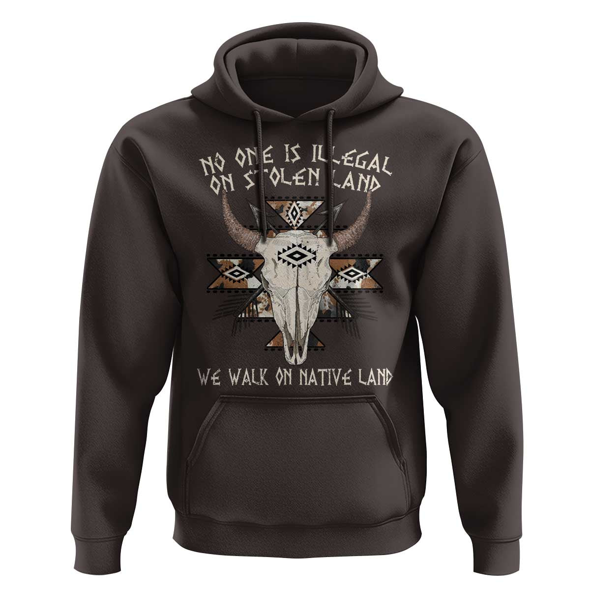 No One Is illegal On Stolen Land Hoodie