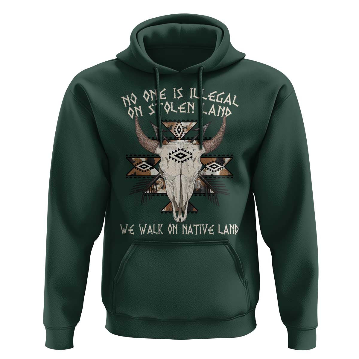 No One Is illegal On Stolen Land Hoodie