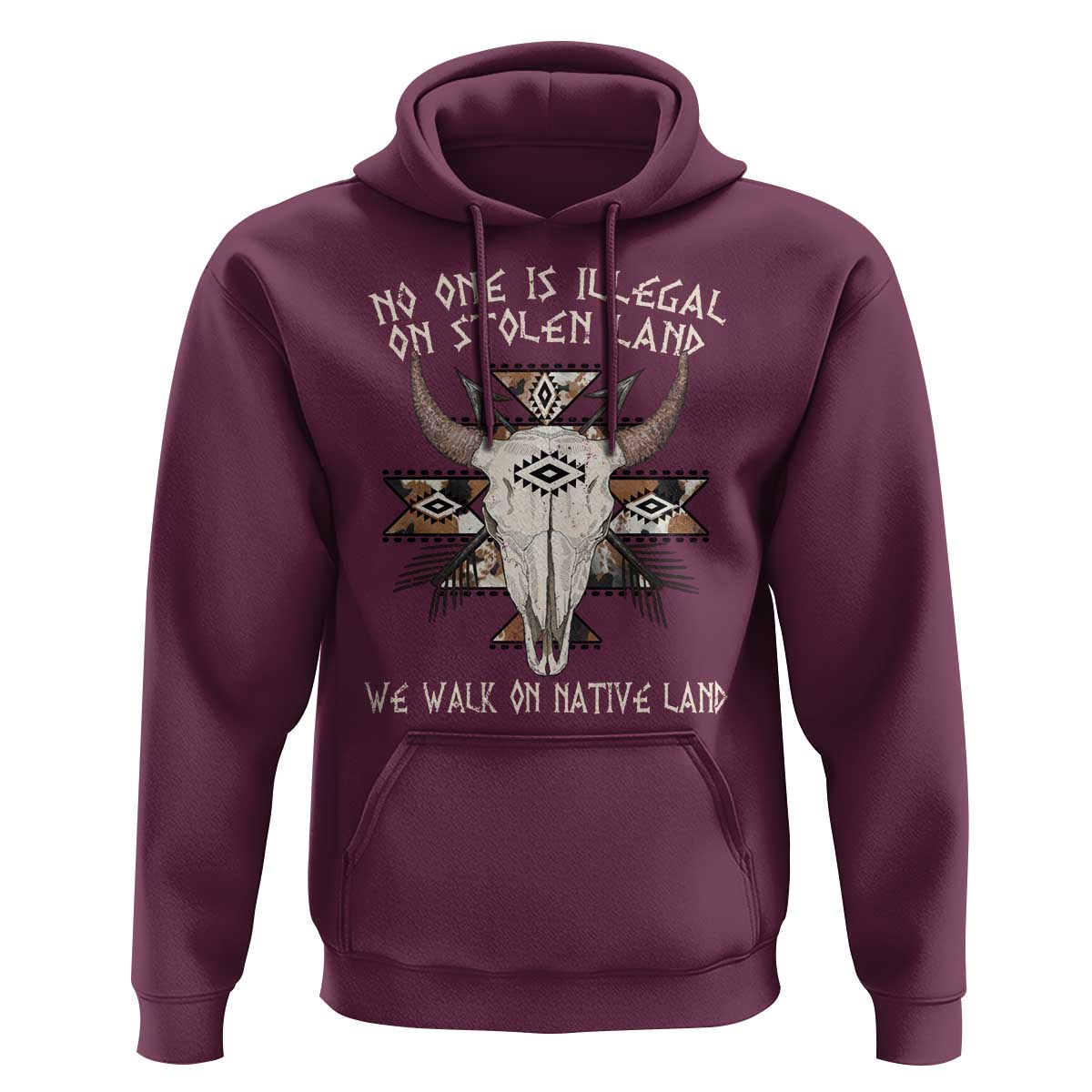 No One Is illegal On Stolen Land Hoodie
