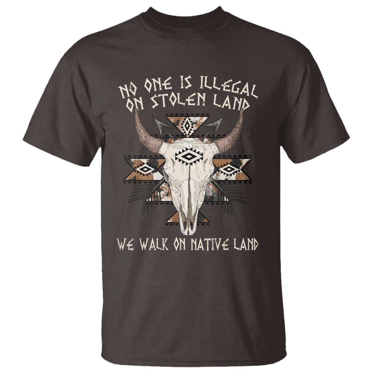No One Is illegal On Stolen Land T Shirt