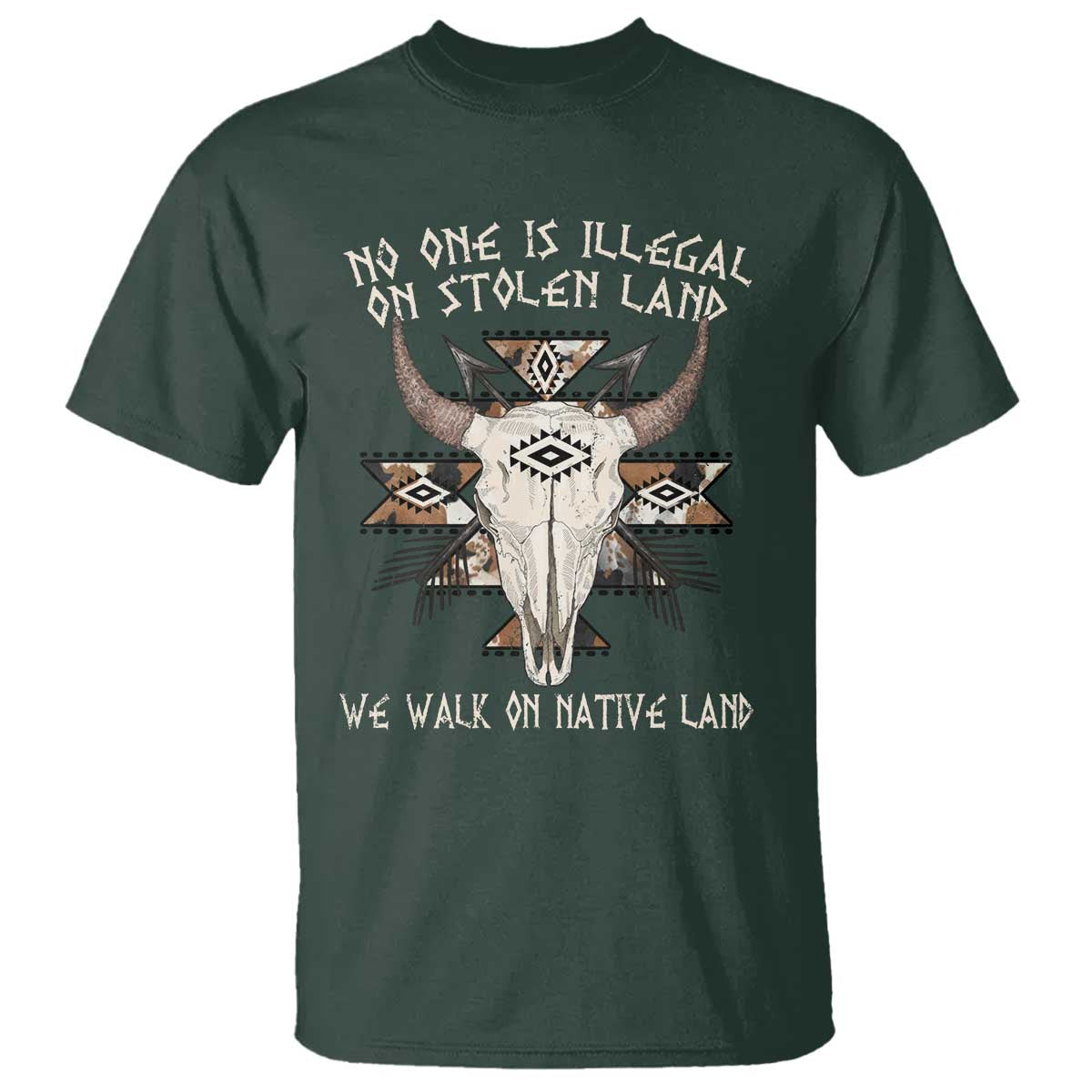 No One Is illegal On Stolen Land T Shirt