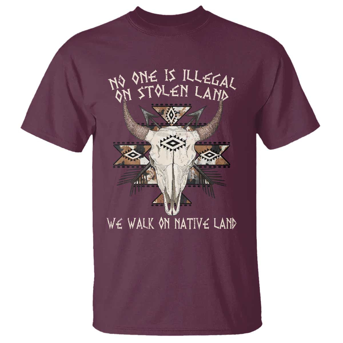 No One Is illegal On Stolen Land T Shirt
