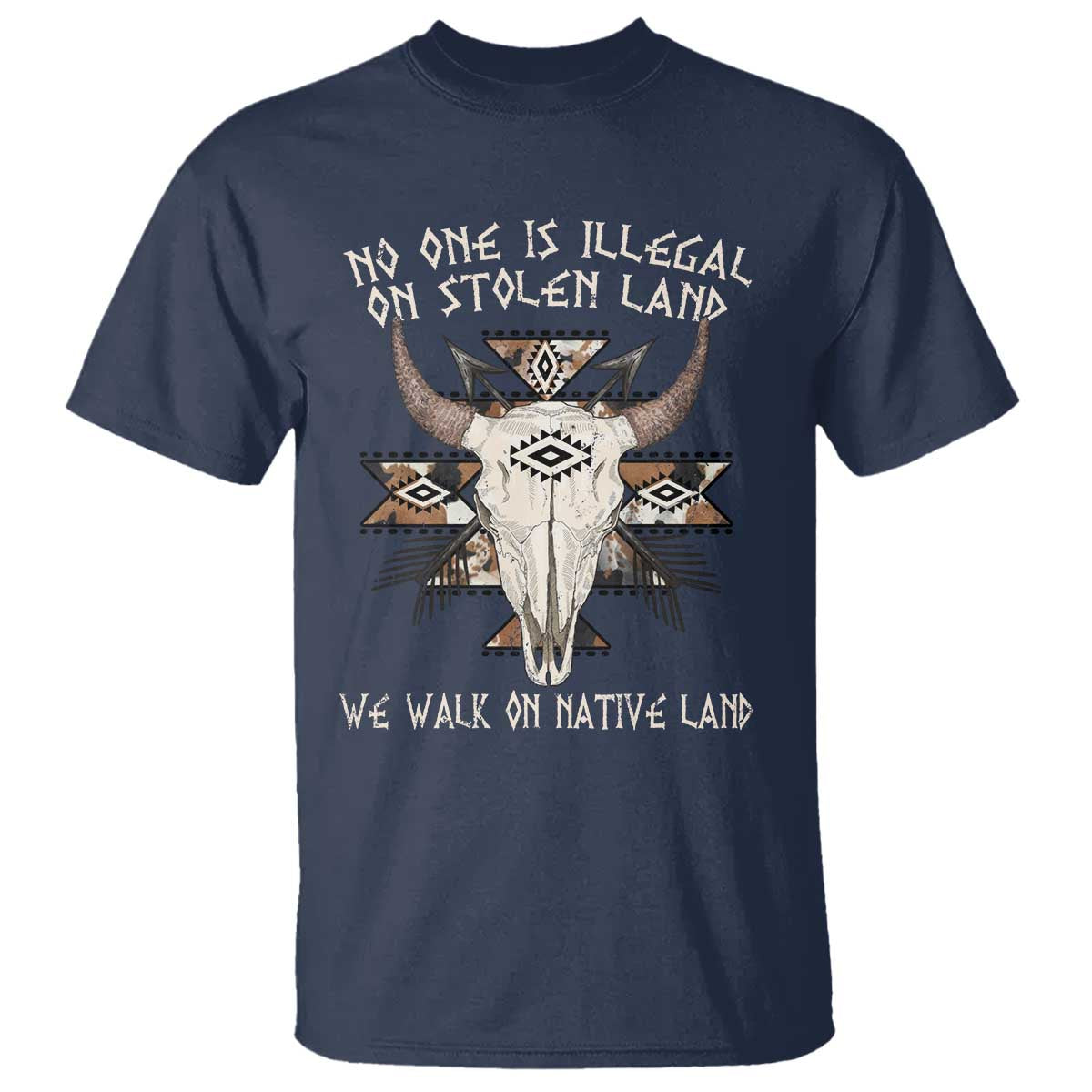 No One Is illegal On Stolen Land T Shirt