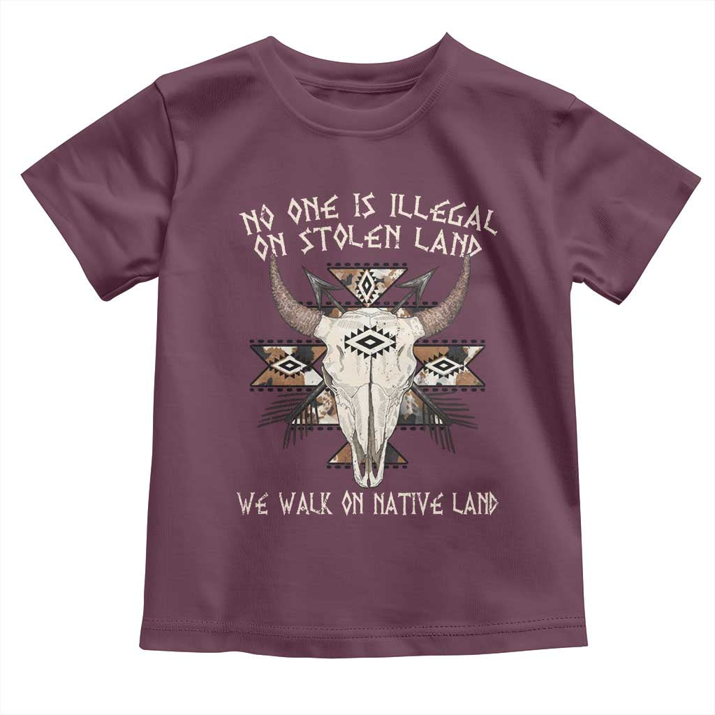 No One Is illegal On Stolen Land Toddler T Shirt