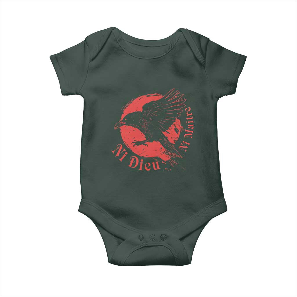Anarchism Baby Onesie Ni Dieu Ni Maitre Neither God Nor Master