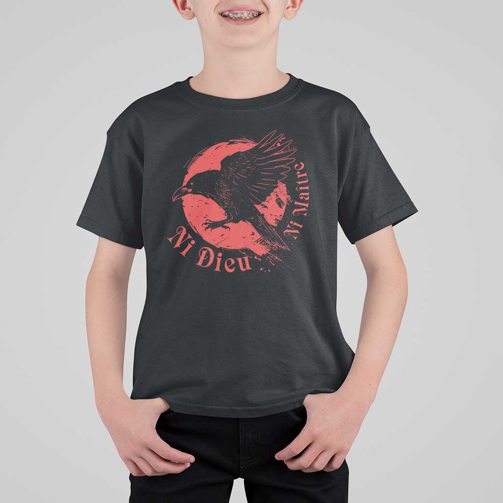 Anarchism T Shirt For Kid Ni Dieu Ni Maitre Neither God Nor Master
