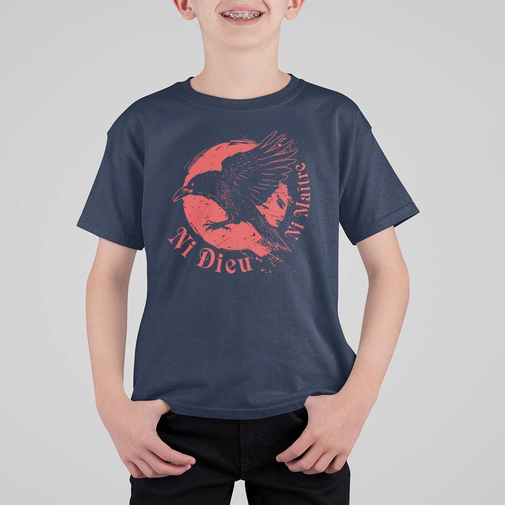 Anarchism T Shirt For Kid Ni Dieu Ni Maitre Neither God Nor Master