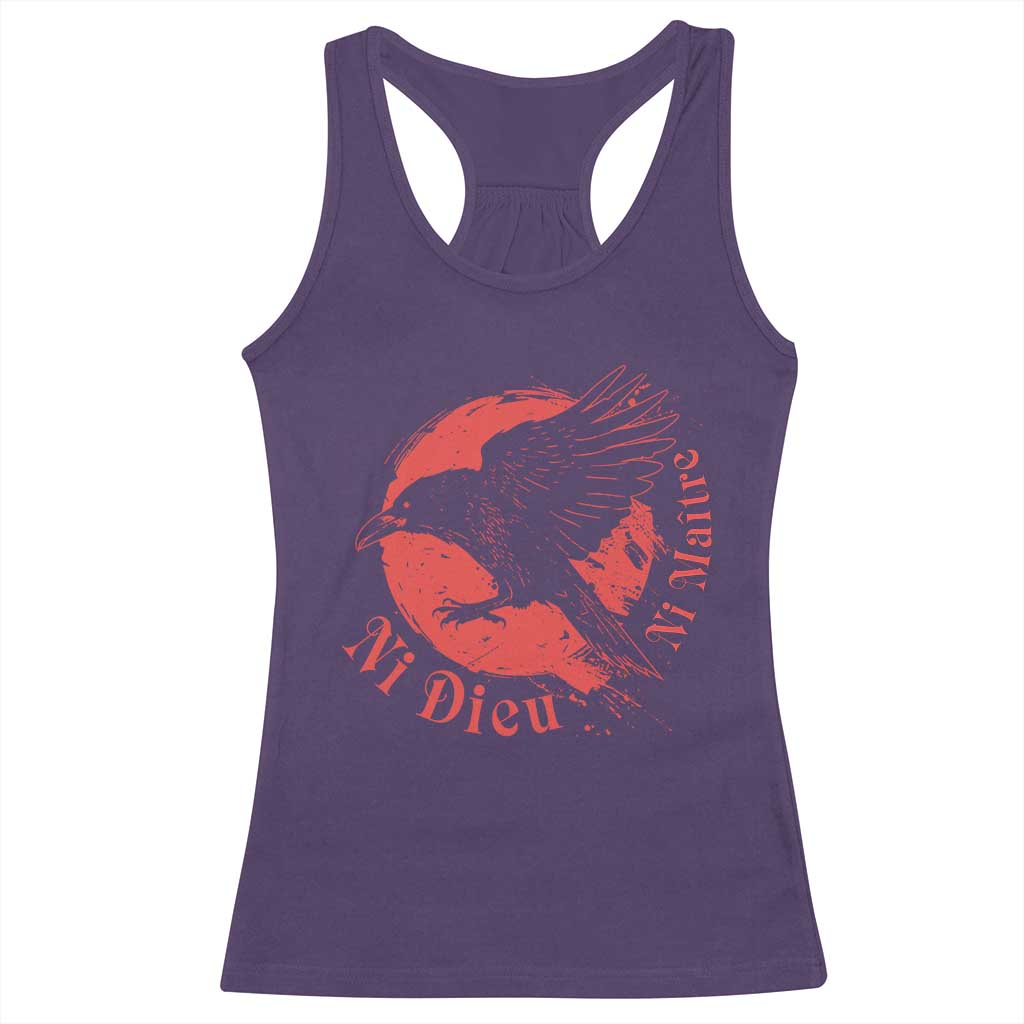Anarchism Racerback Tank Top Ni Dieu Ni Maitre Neither God Nor Master