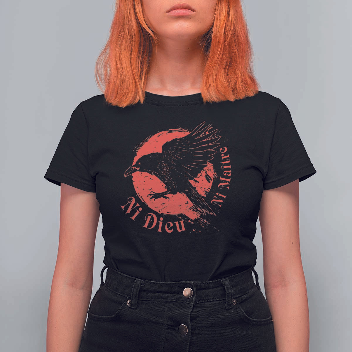 Anarchism T Shirt For Women Ni Dieu Ni Maitre Neither God Nor Master