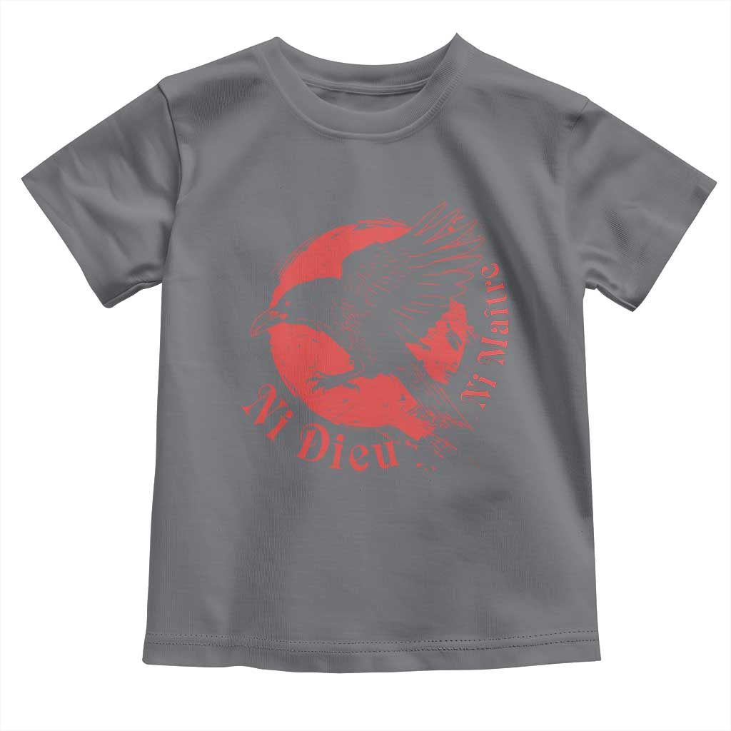 Anarchism Toddler T Shirt Ni Dieu Ni Maitre Neither God Nor Master