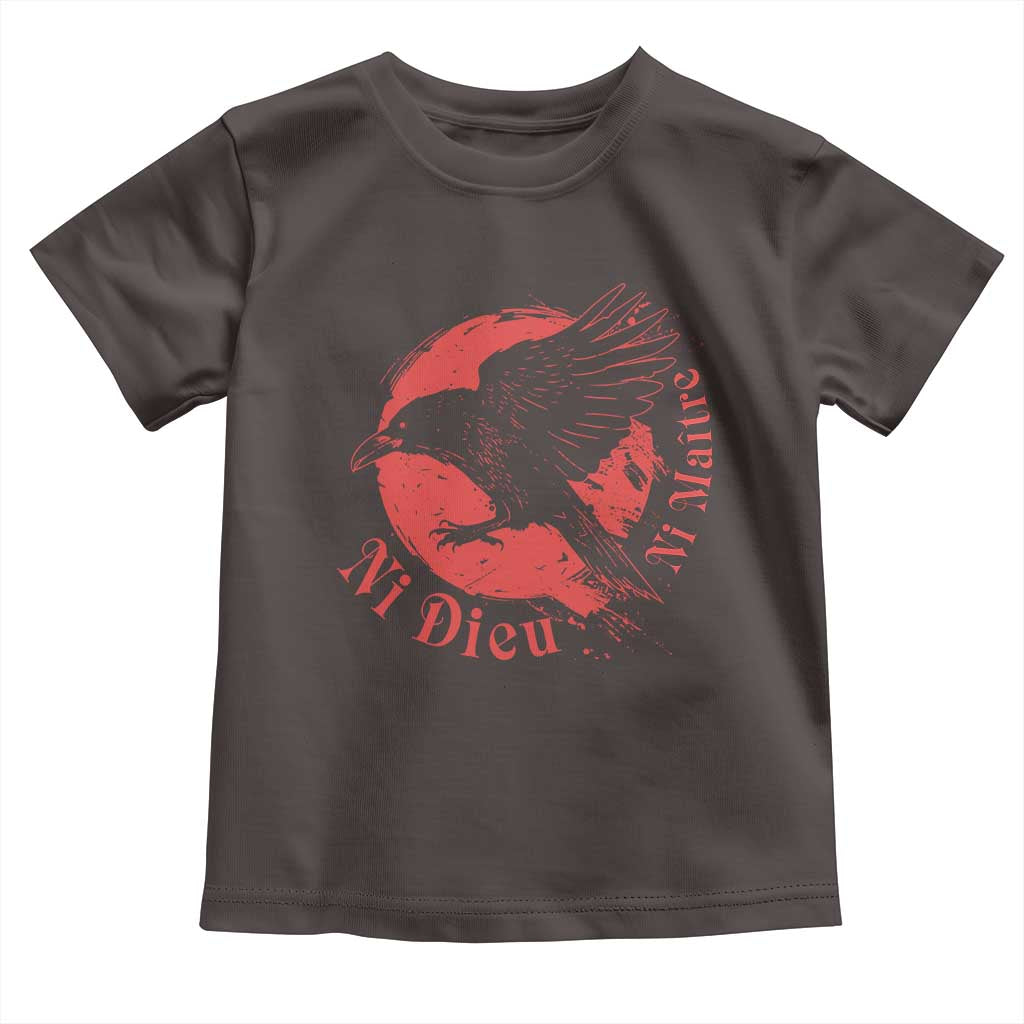 Anarchism Toddler T Shirt Ni Dieu Ni Maitre Neither God Nor Master