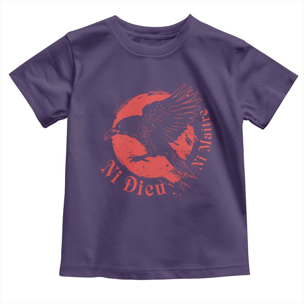 Anarchism Toddler T Shirt Ni Dieu Ni Maitre Neither God Nor Master