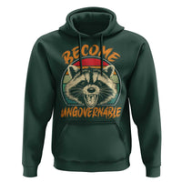 Anarchism Hoodie Become Ungovernable Angry Raccoon