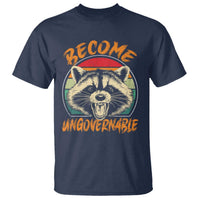 Anarchism T Shirt Become Ungovernable Angry Raccoon