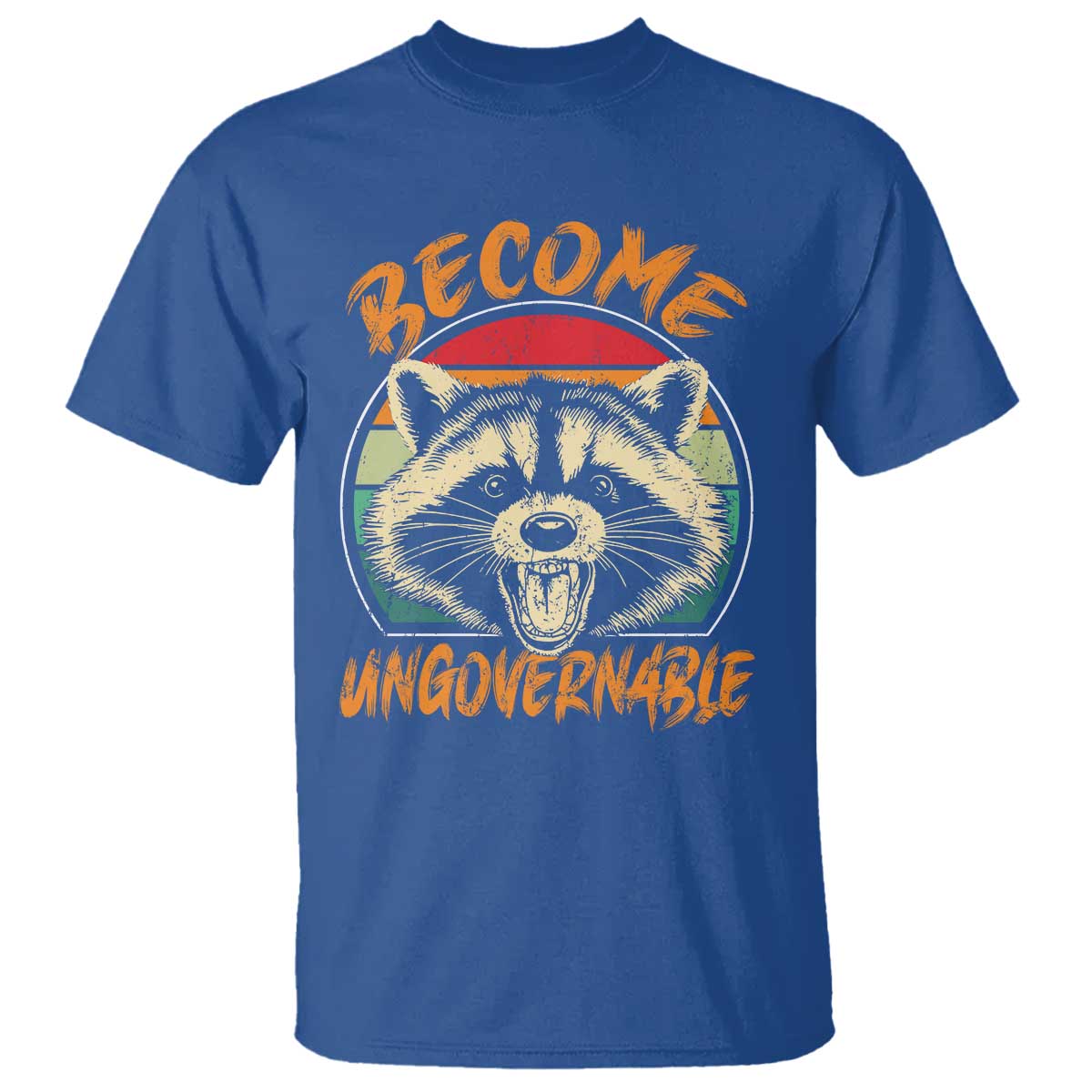 Anarchism T Shirt Become Ungovernable Angry Raccoon