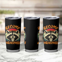Anarchism Tumbler Cup Become Ungovernable Angry Raccoon