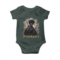 Afro Samurai Baby Onesie Black Pride Japanese Arts