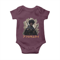 Afro Samurai Baby Onesie Black Pride Japanese Arts