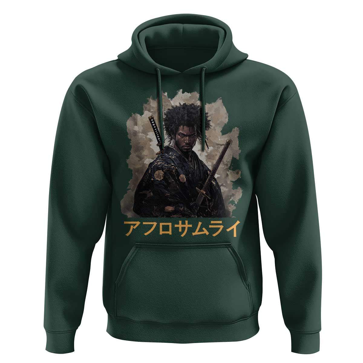 Afro Samurai Hoodie Black Pride Japanese Arts