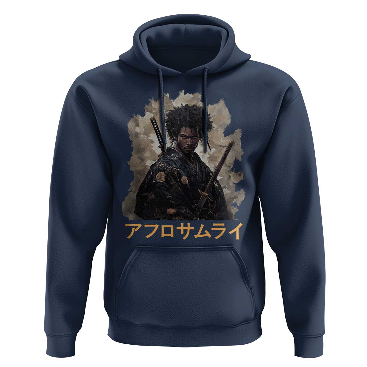 Afro Samurai Hoodie Black Pride Japanese Arts