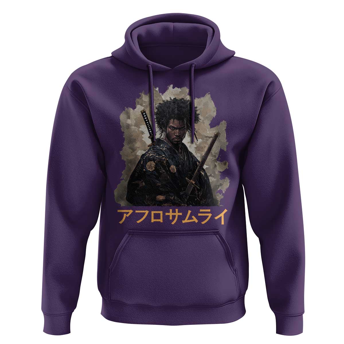 Afro Samurai Hoodie Black Pride Japanese Arts