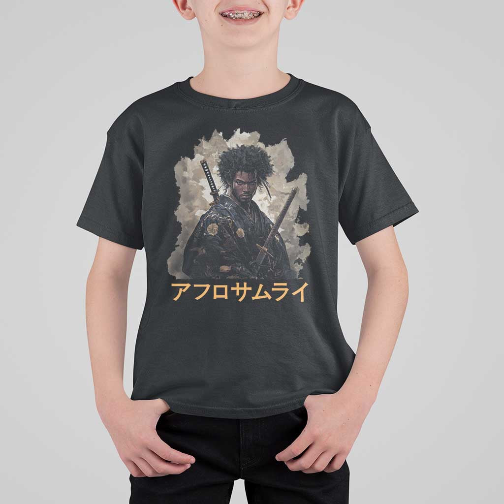 Afro Samurai T Shirt For Kid Black Pride Japanese Arts