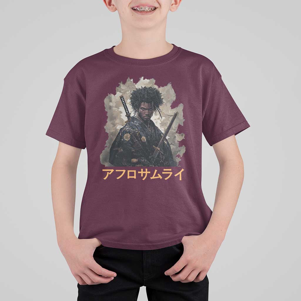 Afro Samurai T Shirt For Kid Black Pride Japanese Arts