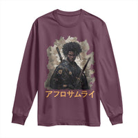 Afro Samurai Long Sleeve Shirt Black Pride Japanese Arts