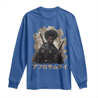Afro Samurai Long Sleeve Shirt Black Pride Japanese Arts