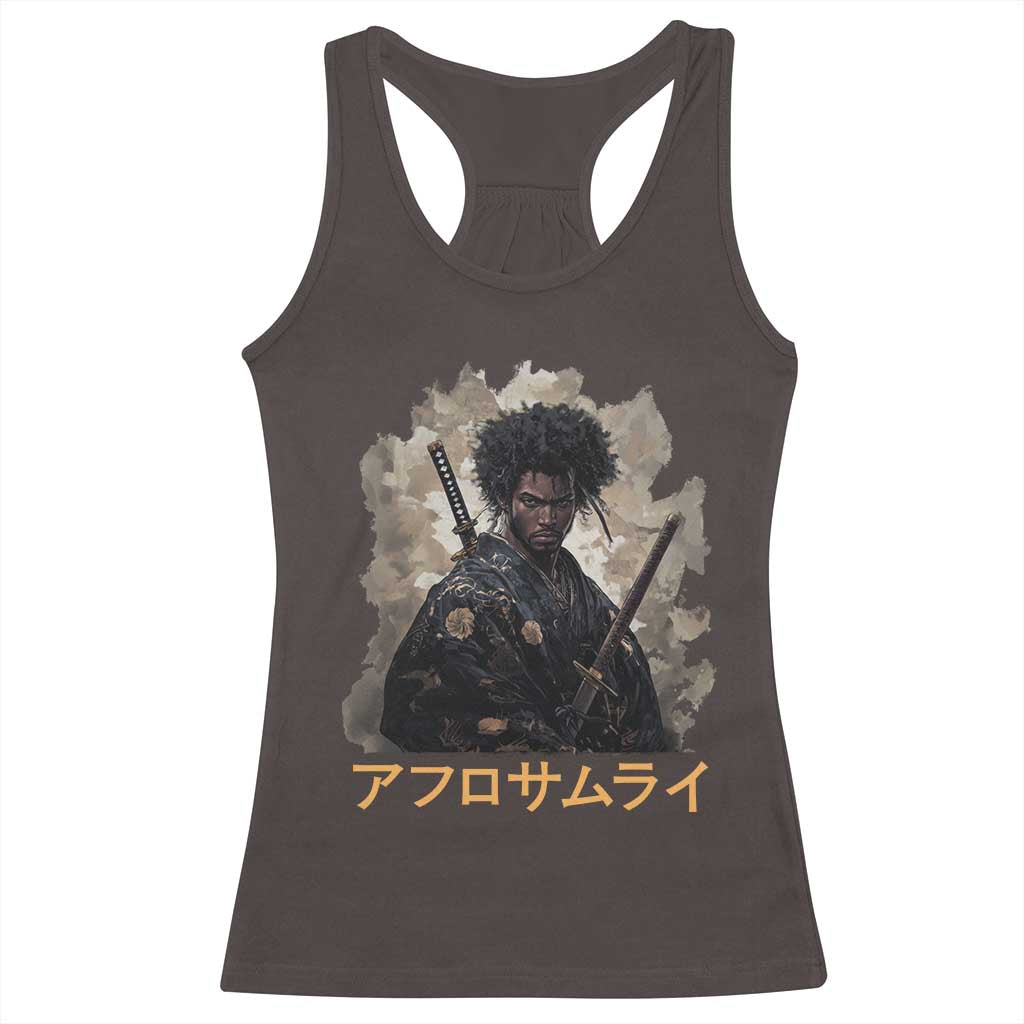 Afro Samurai Racerback Tank Top Black Pride Japanese Arts