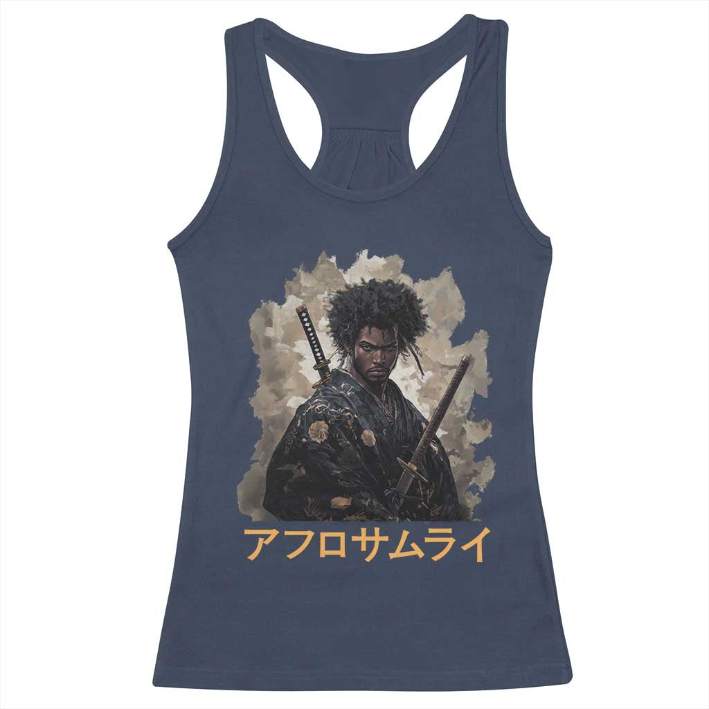 Afro Samurai Racerback Tank Top Black Pride Japanese Arts