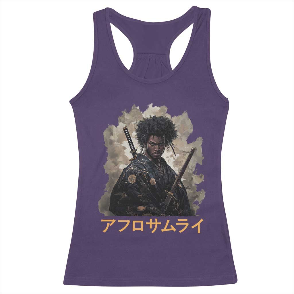 Afro Samurai Racerback Tank Top Black Pride Japanese Arts