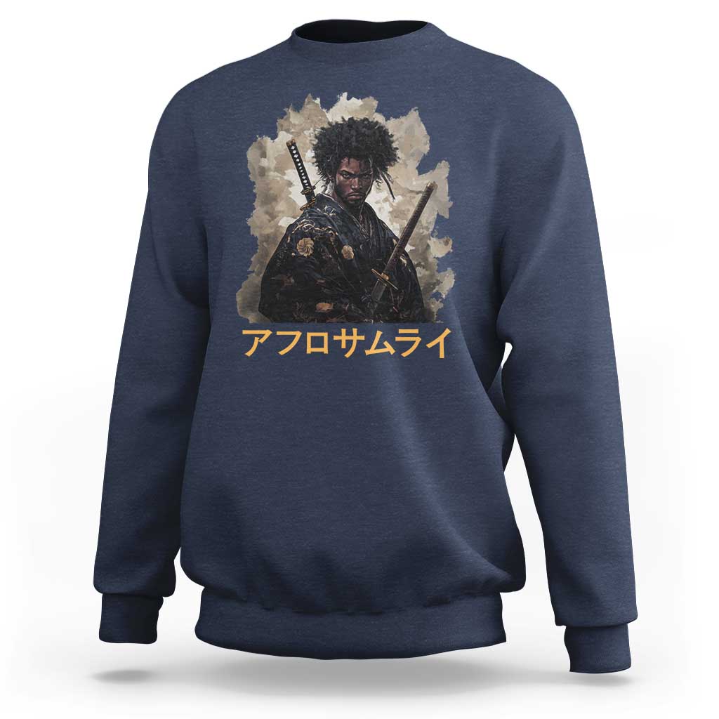 Afro Samurai Sweatshirt Black Pride Japanese Arts